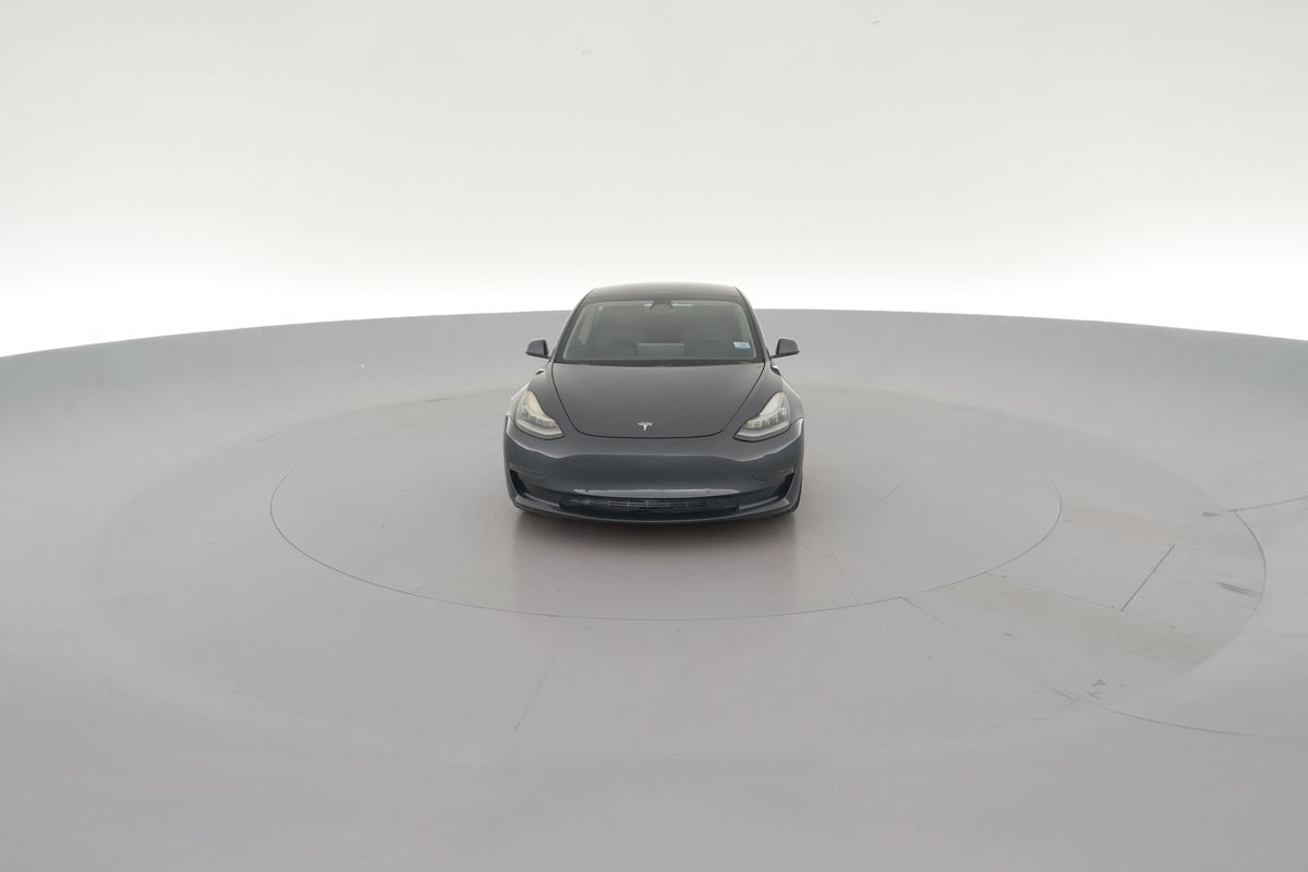 2021 Tesla Model 3 Standard Range Plus in Midnight Silver Metallic — 360° view 1