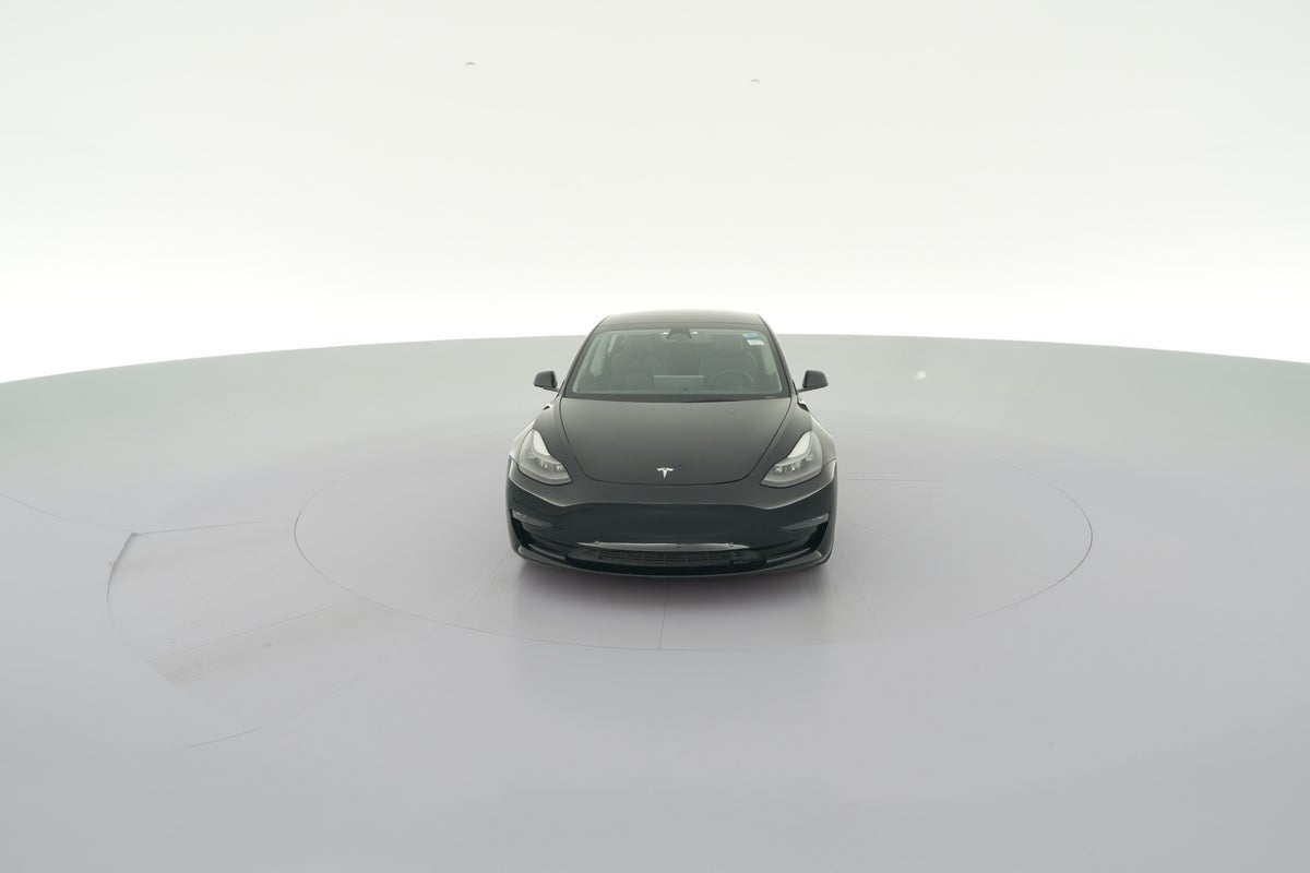 2022 Tesla Model 3 Long Range All-Wheel Drive in Solid Black — 360° view 1