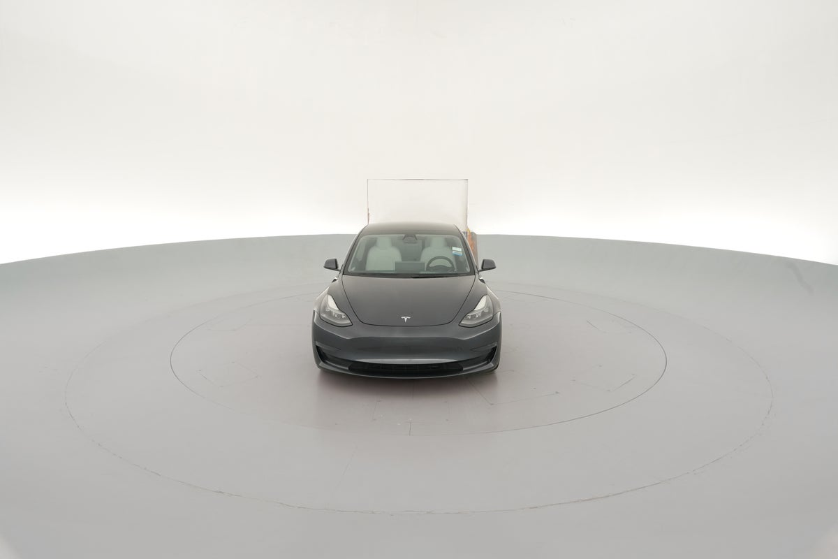 2023 Tesla Model 3 Rear-Wheel Drive in Midnight Silver Metallic — 360° view 1