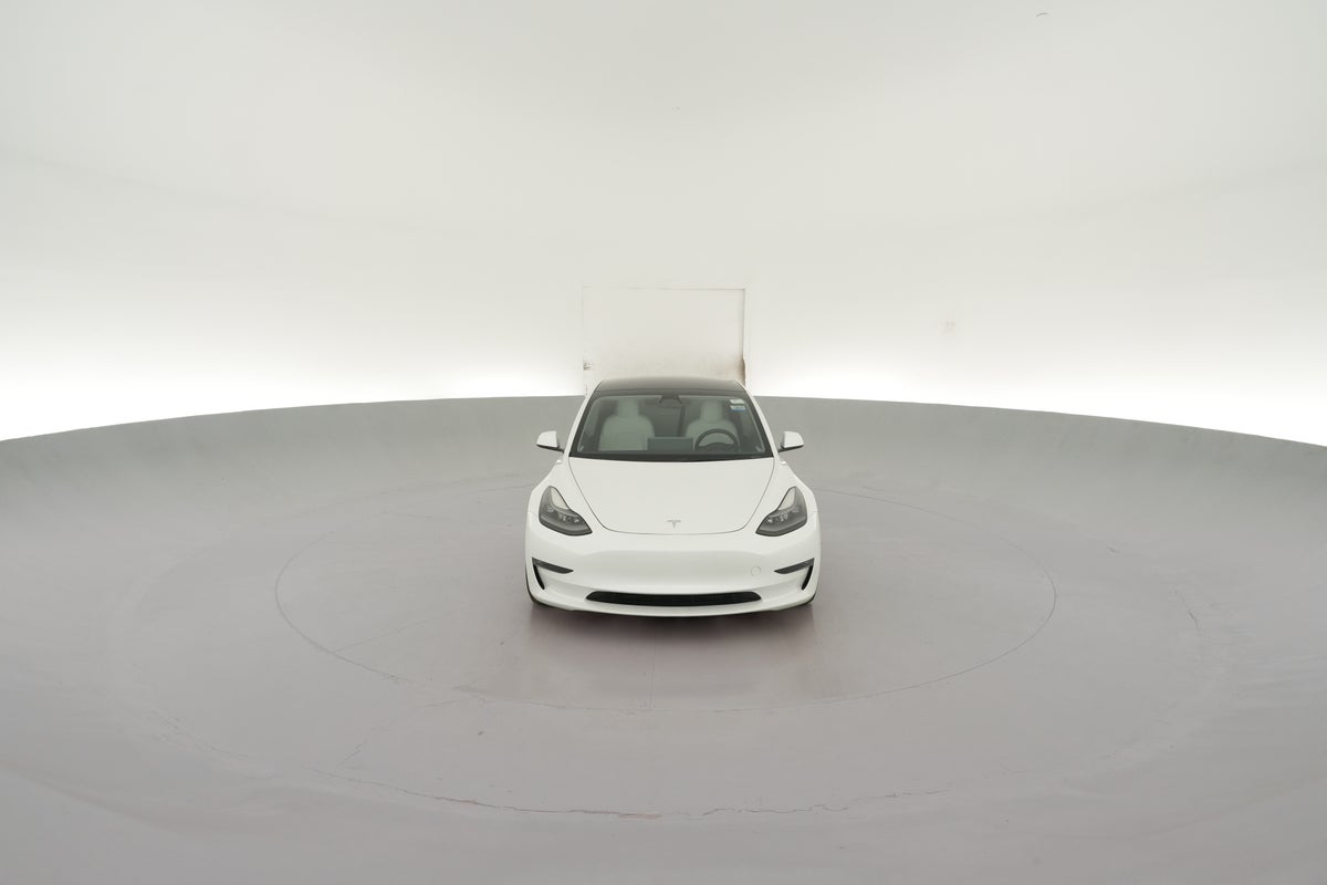 2023 Tesla Model 3 Performance in Pearl White — 360° view 1