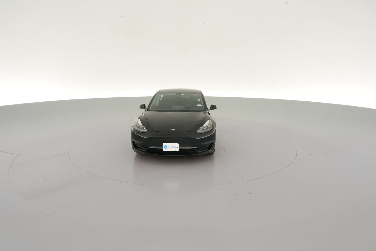 2022 Tesla Model 3 Rear-Wheel Drive in Solid Black — 360° view 1