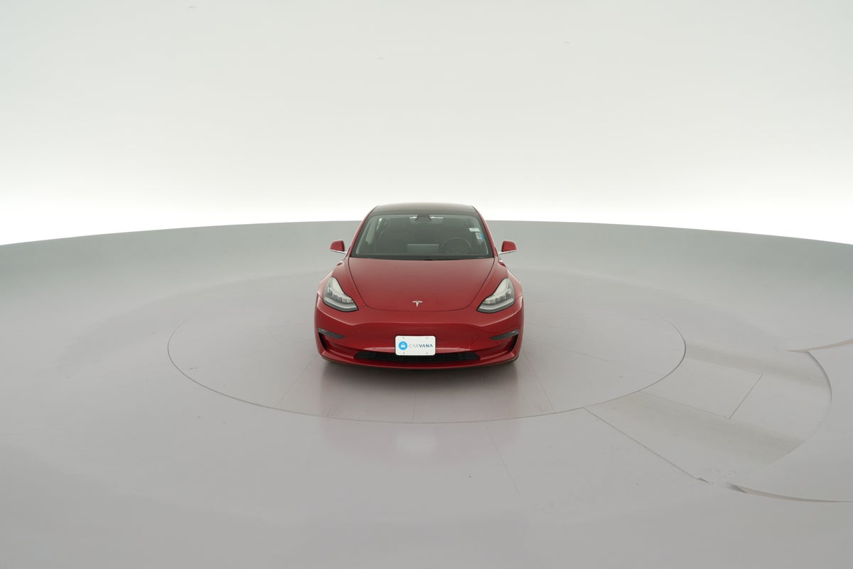 2018 Tesla Model 3 Long Range All-Wheel Drive in Red Multi-coat — 360° view 1