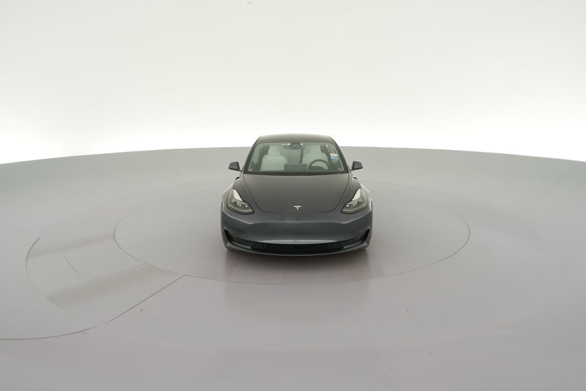 2023 Tesla Model 3 Rear-Wheel Drive in Midnight Silver Metallic — 360° view 1