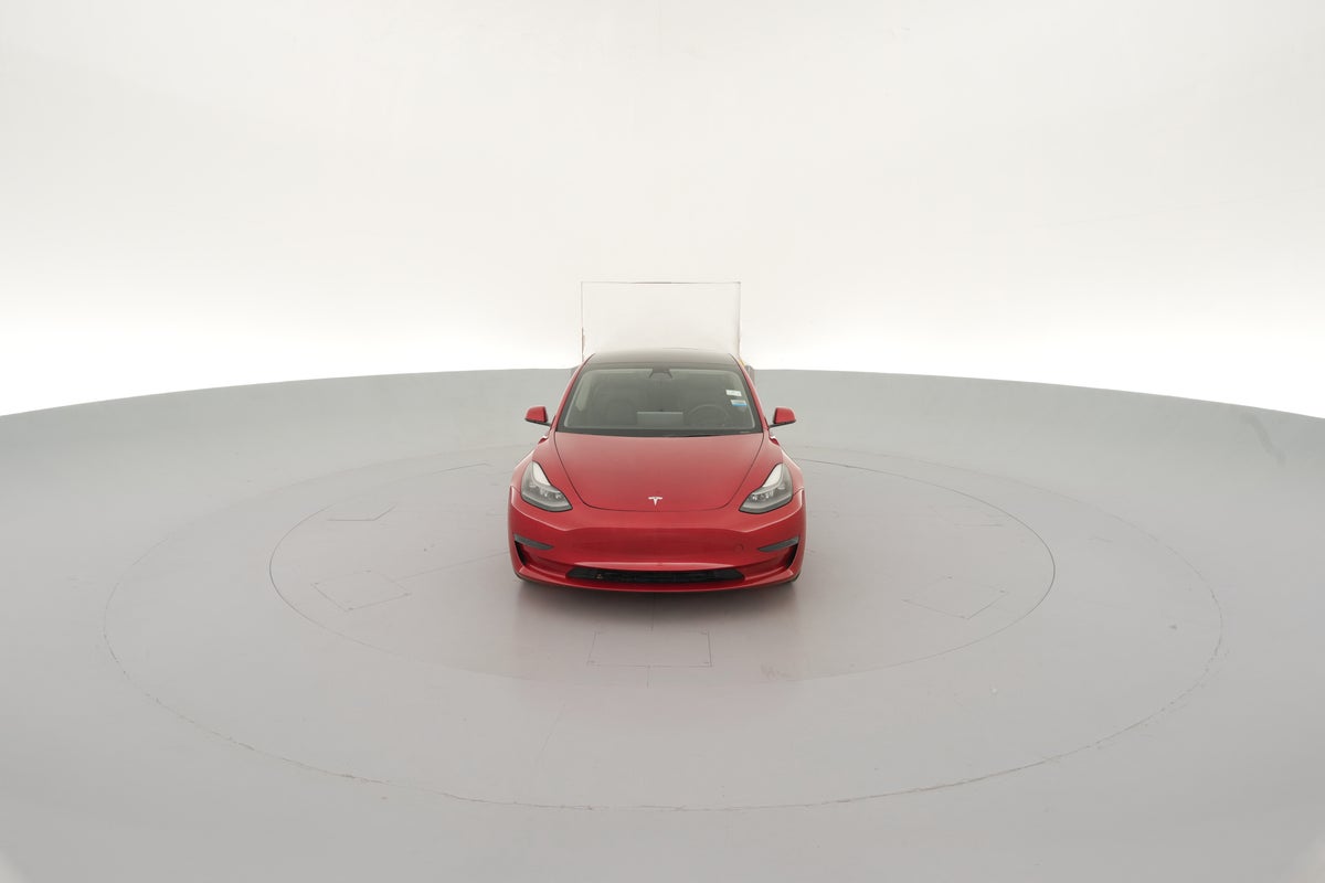 2023 Tesla Model 3 Rear-Wheel Drive in Red Multi-coat — 360° view 1
