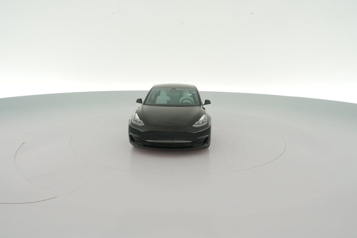 2022 Tesla Model 3 Long Range All-Wheel Drive in Solid Black — 360° view 1