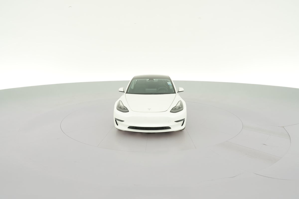 2022 Tesla Model 3 Rear-Wheel Drive in Pearl White — 360° view 1