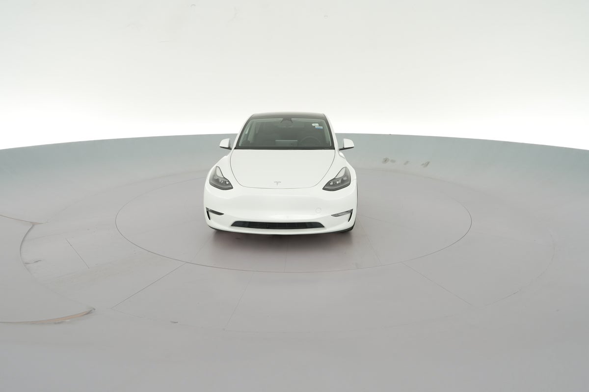 2023 Tesla Model Y Performance All-Wheel Drive in Pearl White — 360° view 1