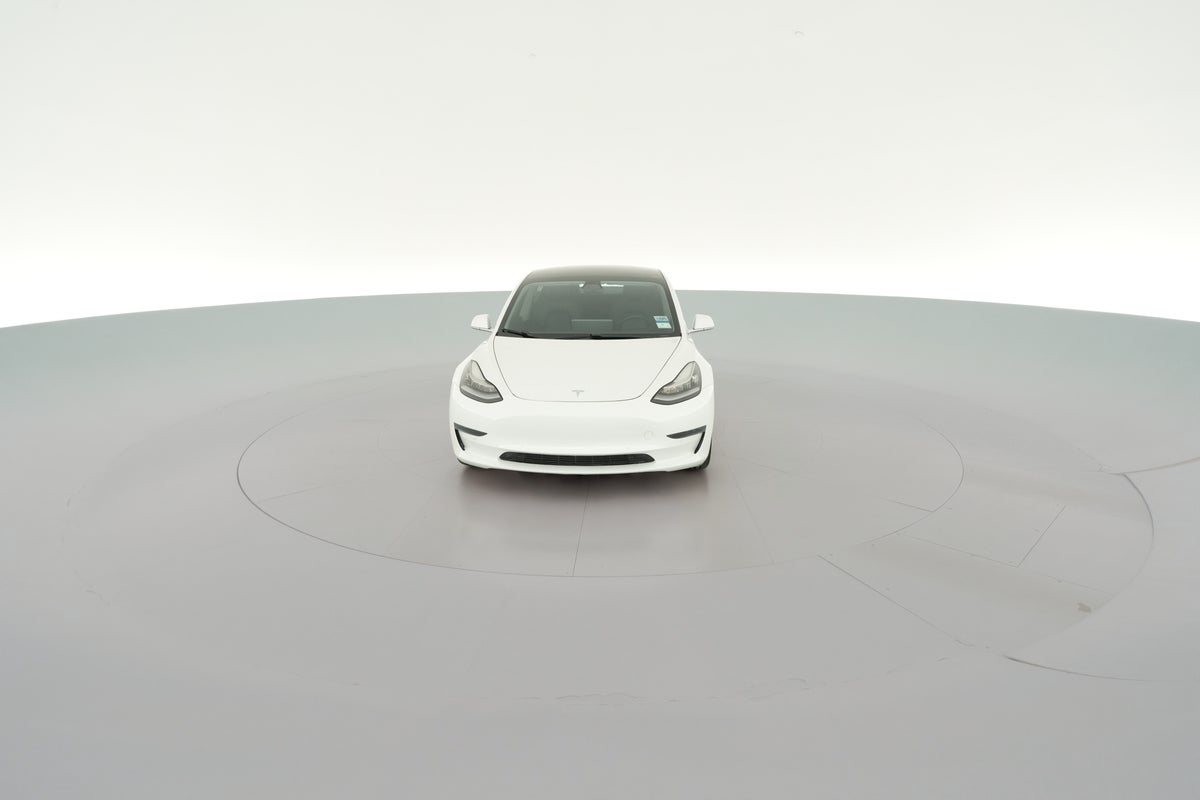 2020 Tesla Model 3 Standard Range Plus in Pearl White — 360° view 1