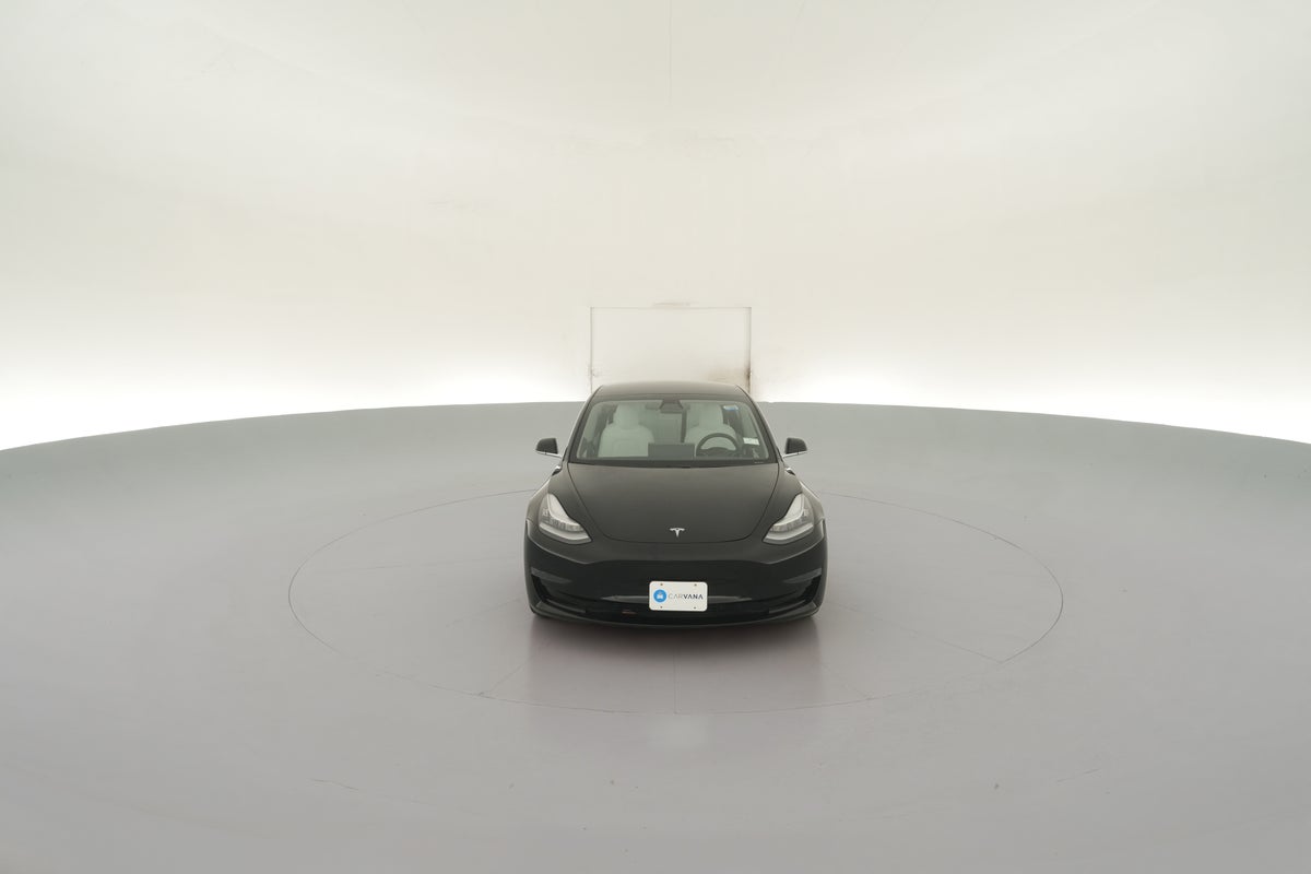2020 Tesla Model 3 Standard Range Plus in Solid Black — 360° view 1