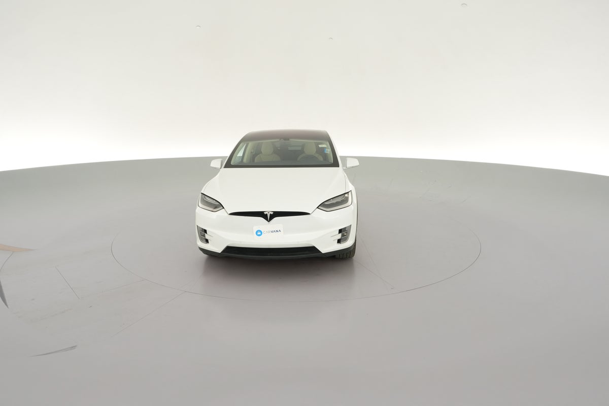 2016 Tesla Model X 90D in Pearl White Multi-coat — 360° view 1