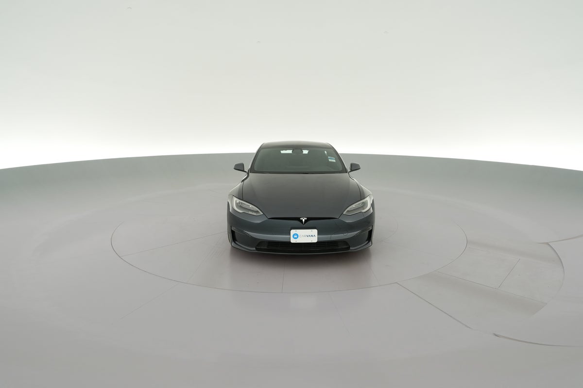 2021 Tesla Model S Long Range in Midnight Silver Metallic — 360° view 1