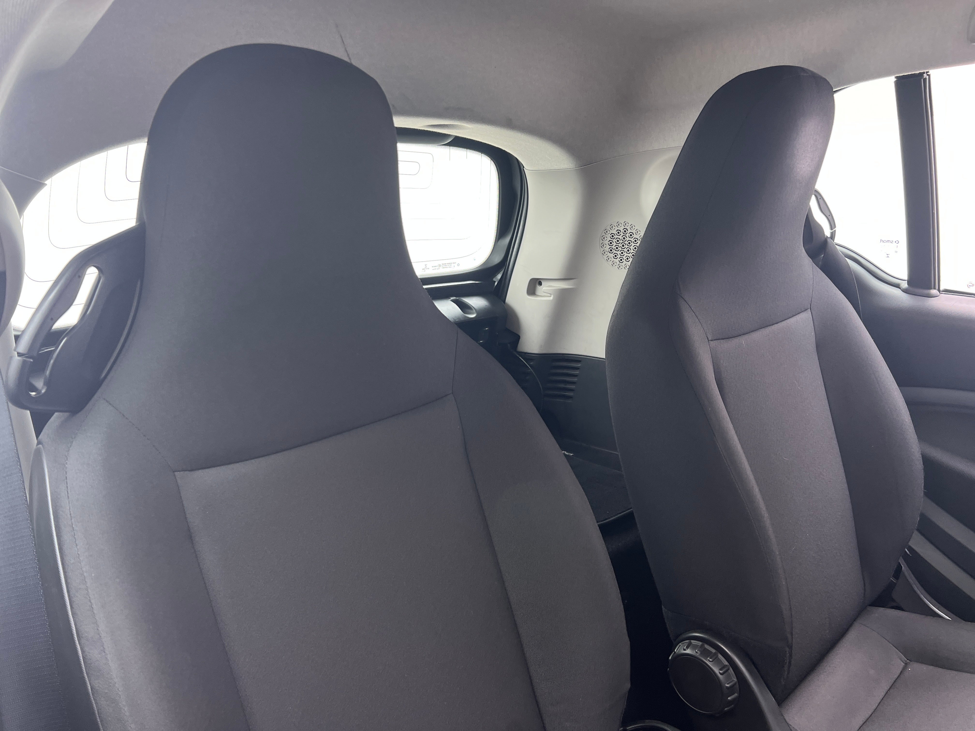 smart car interior back