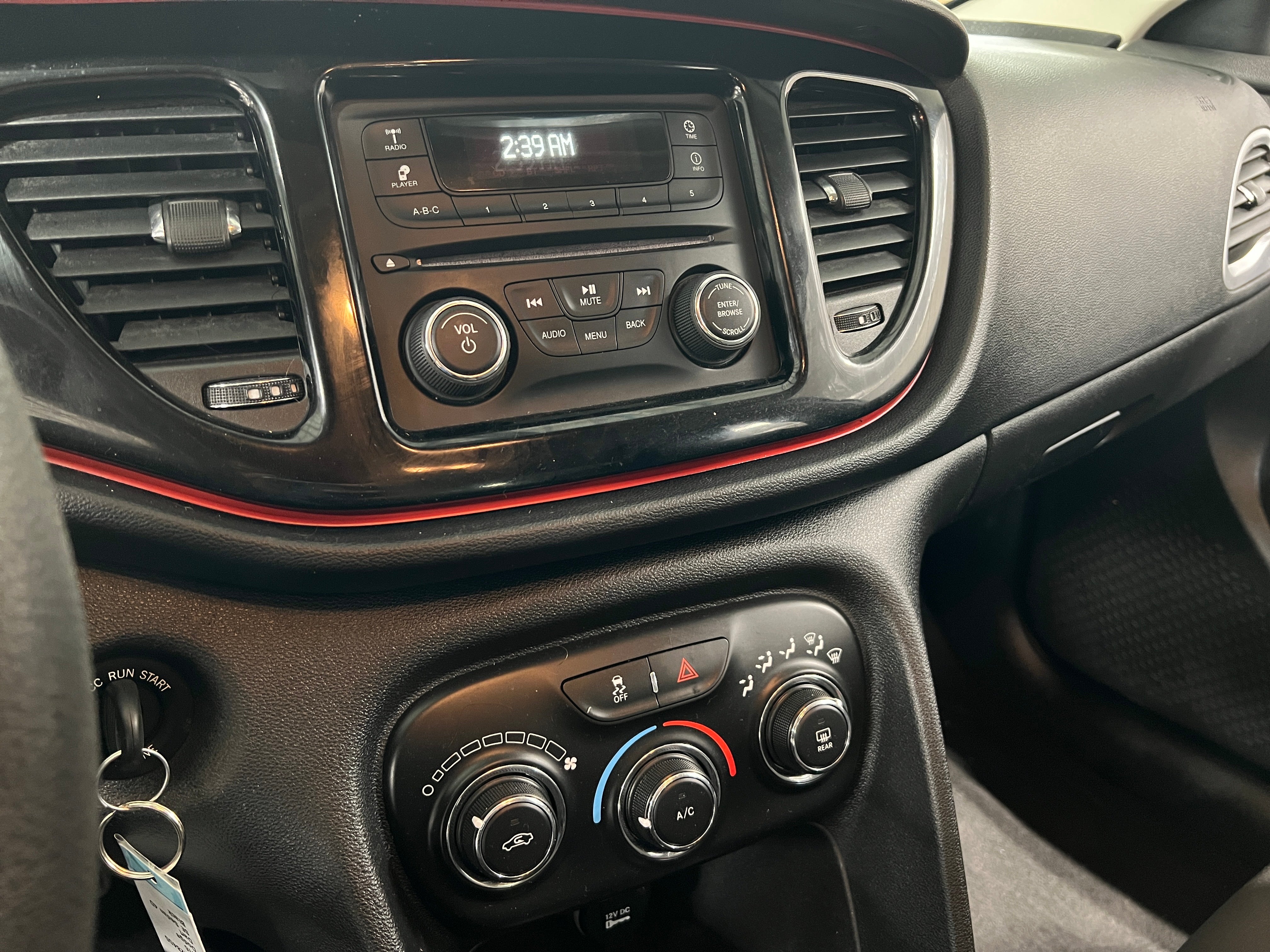 dodge dart sxt interior