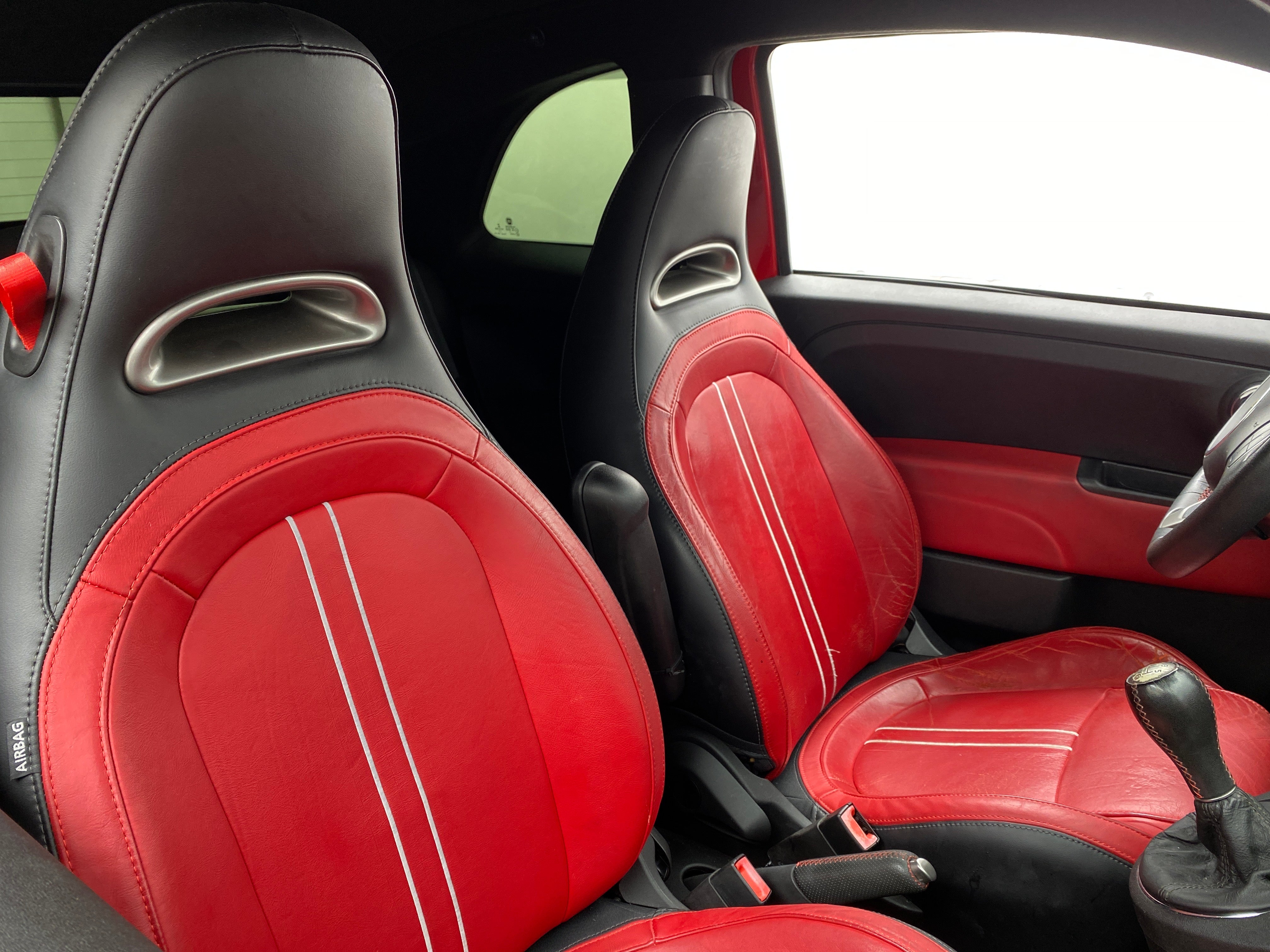 Used FIAT with Leather Interior in red or white for Sale Online