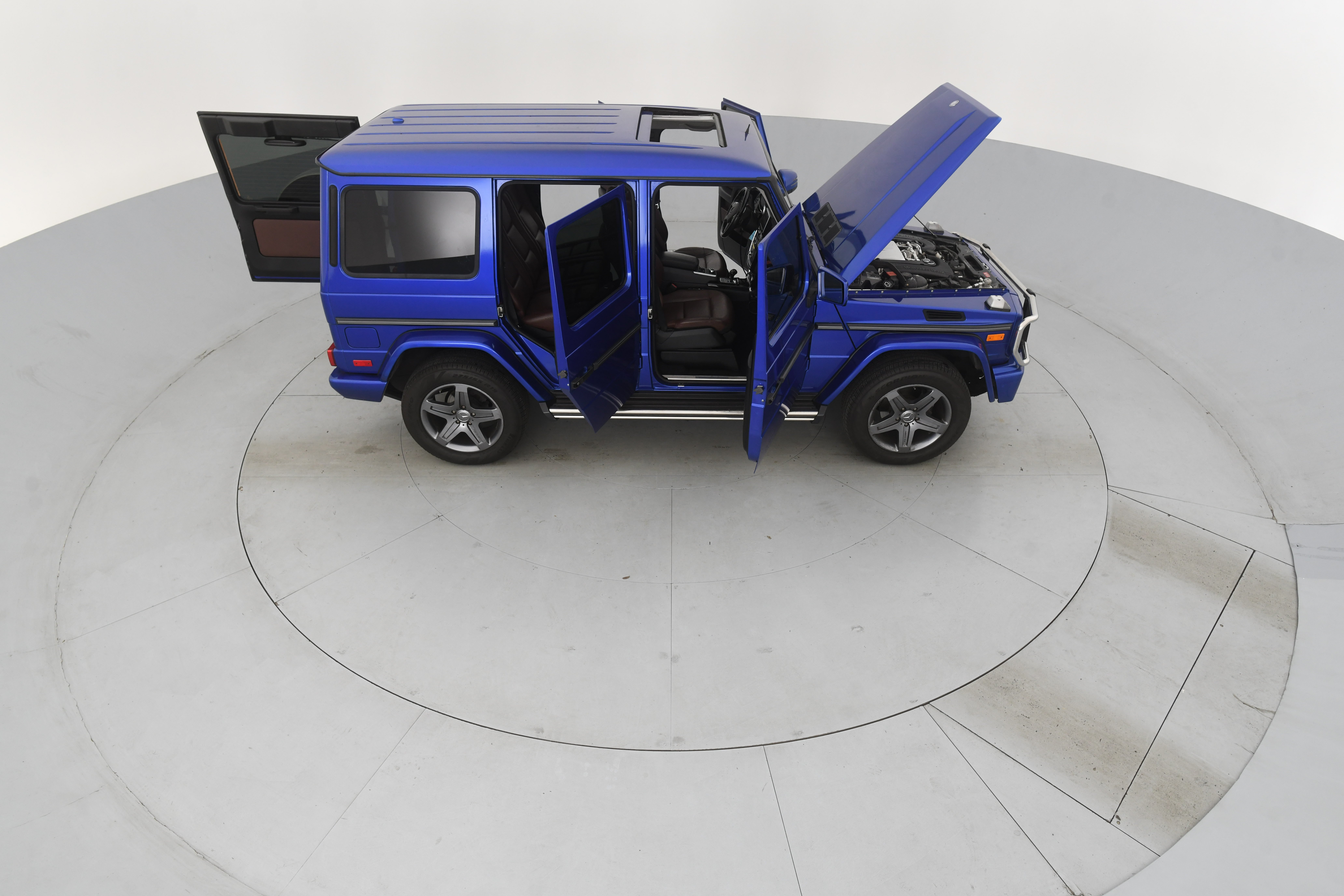 Mercedes G500 AMG 4x4 échelle 1/43 Bleue GLM 205704 – Mini Voiture De Collection