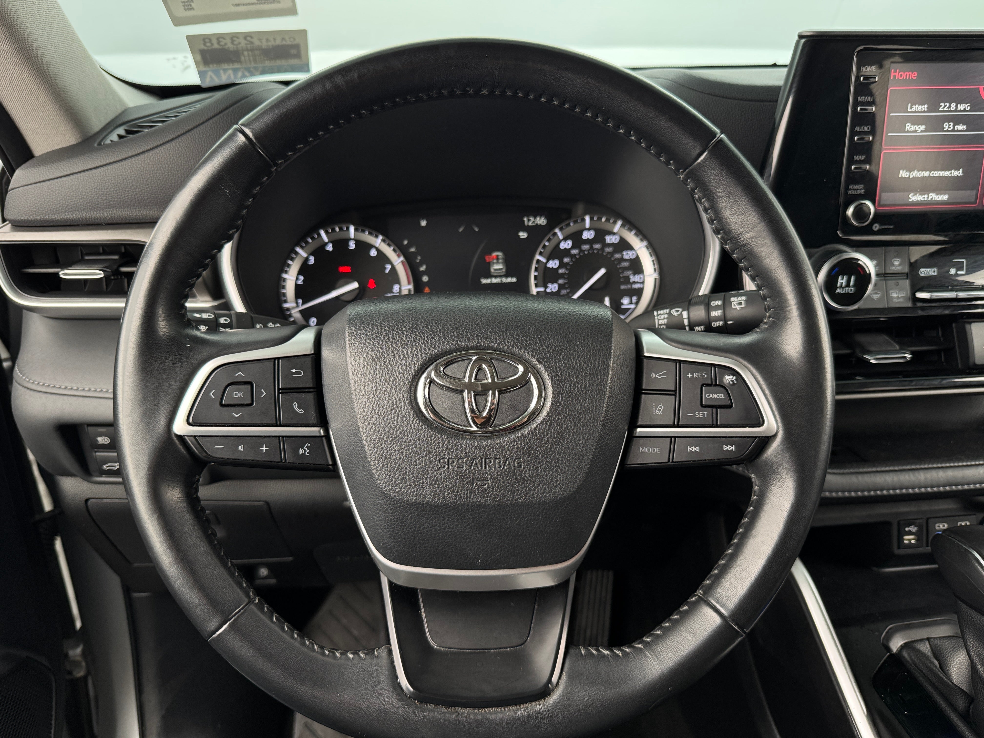 2022 Toyota Highlander XLE 5