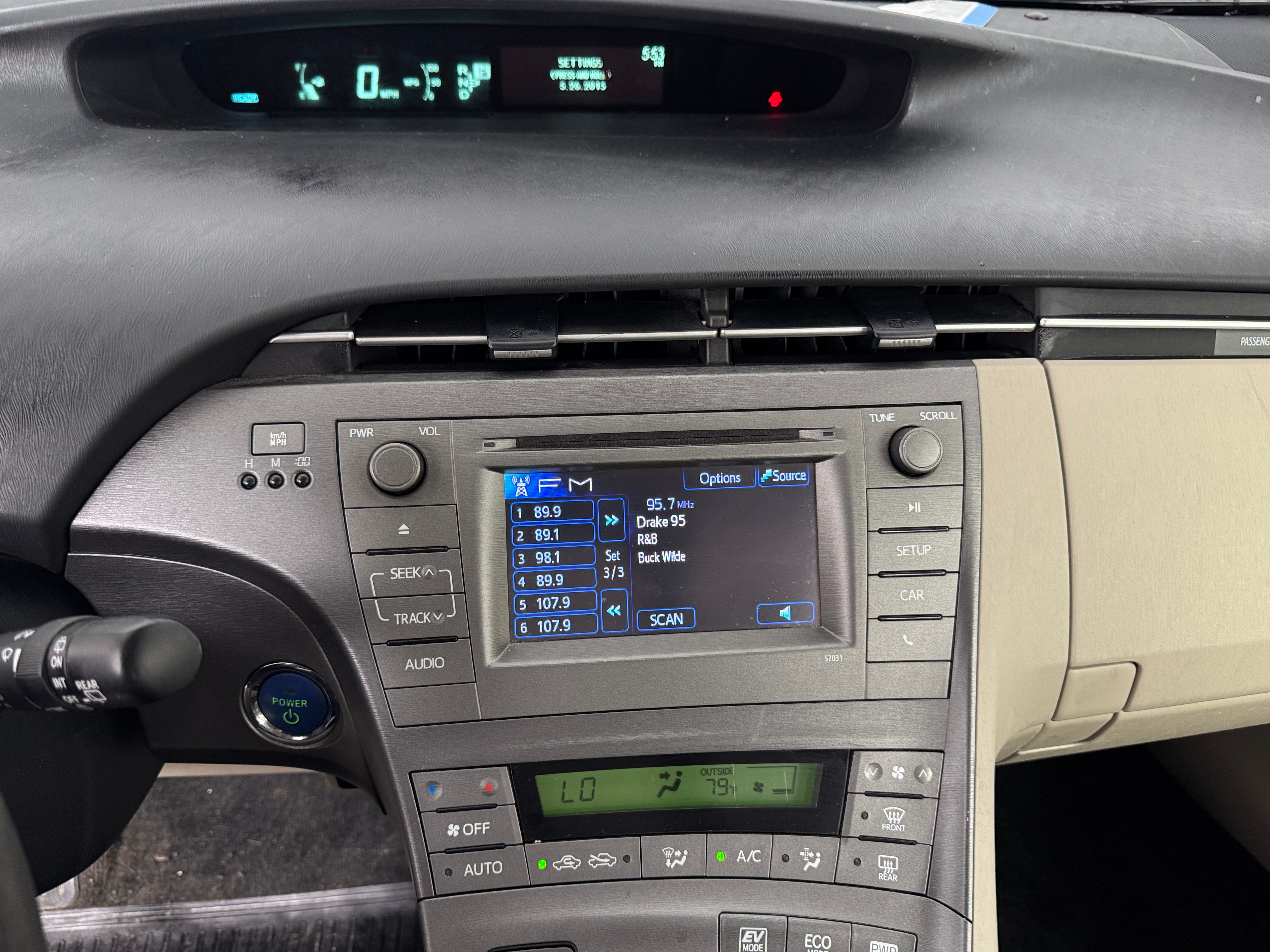 2012 Toyota Prius Two 4