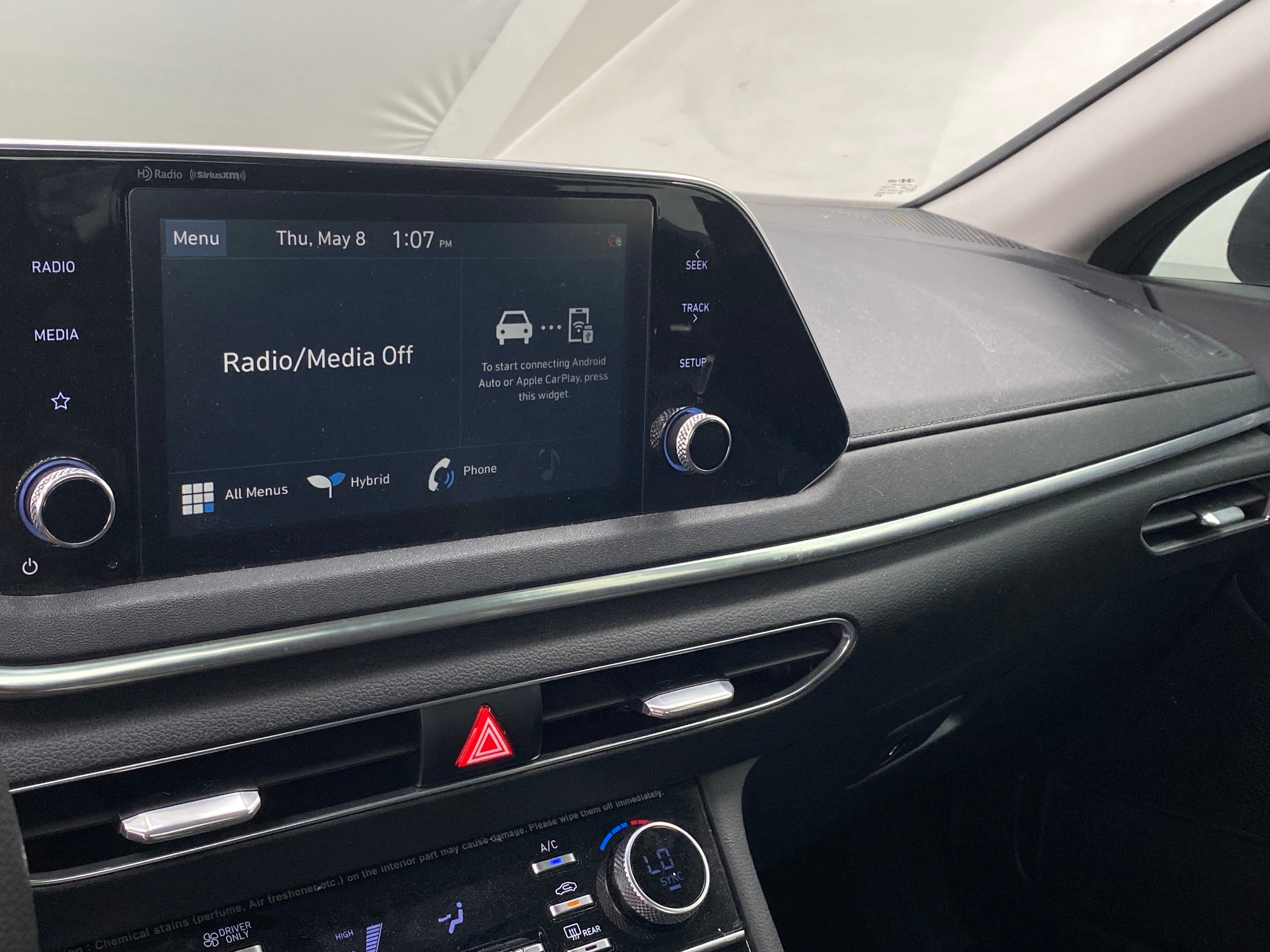 2021 Hyundai Sonata Blue 4