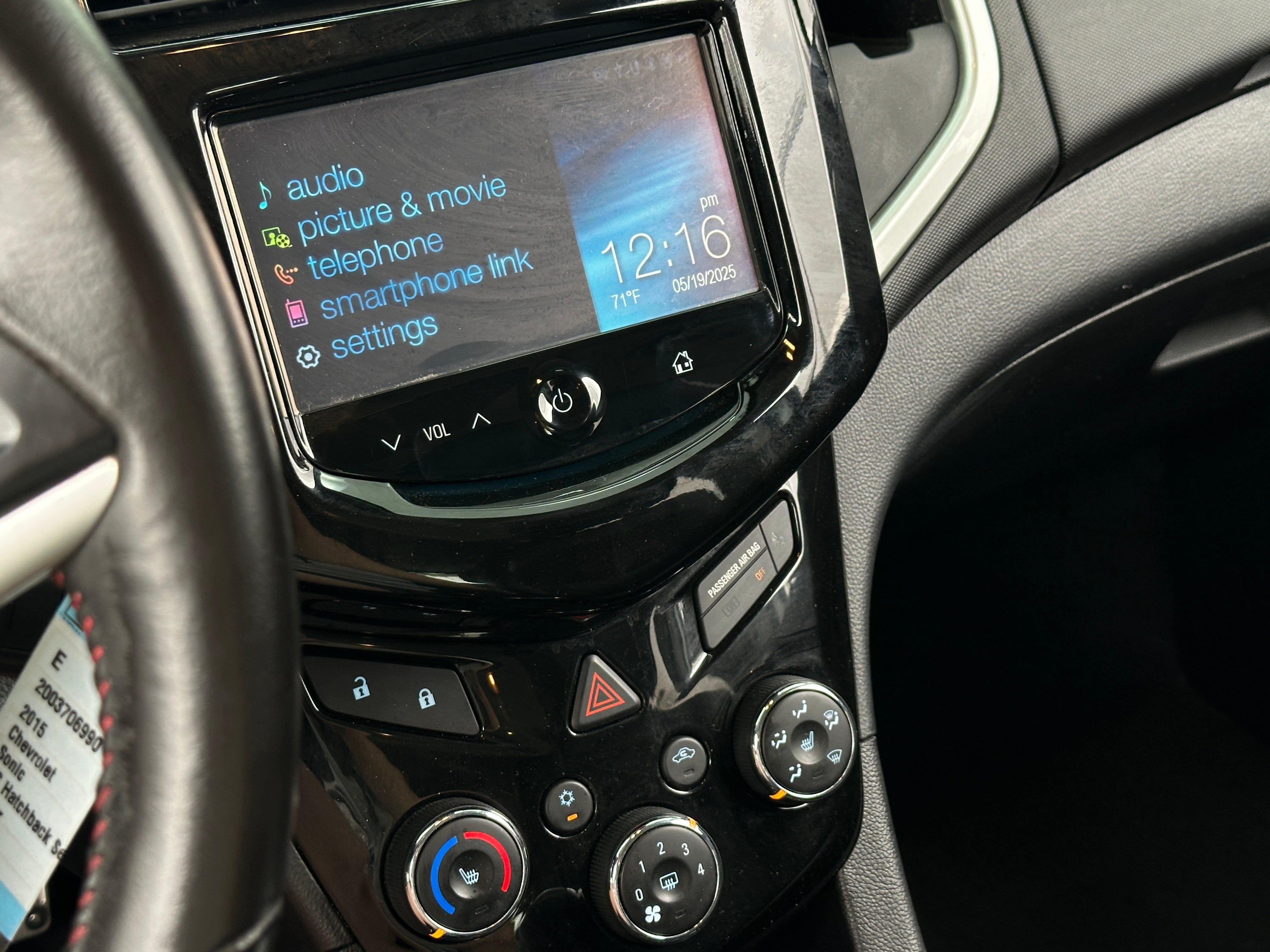 2015 Chevrolet Sonic RS 3
