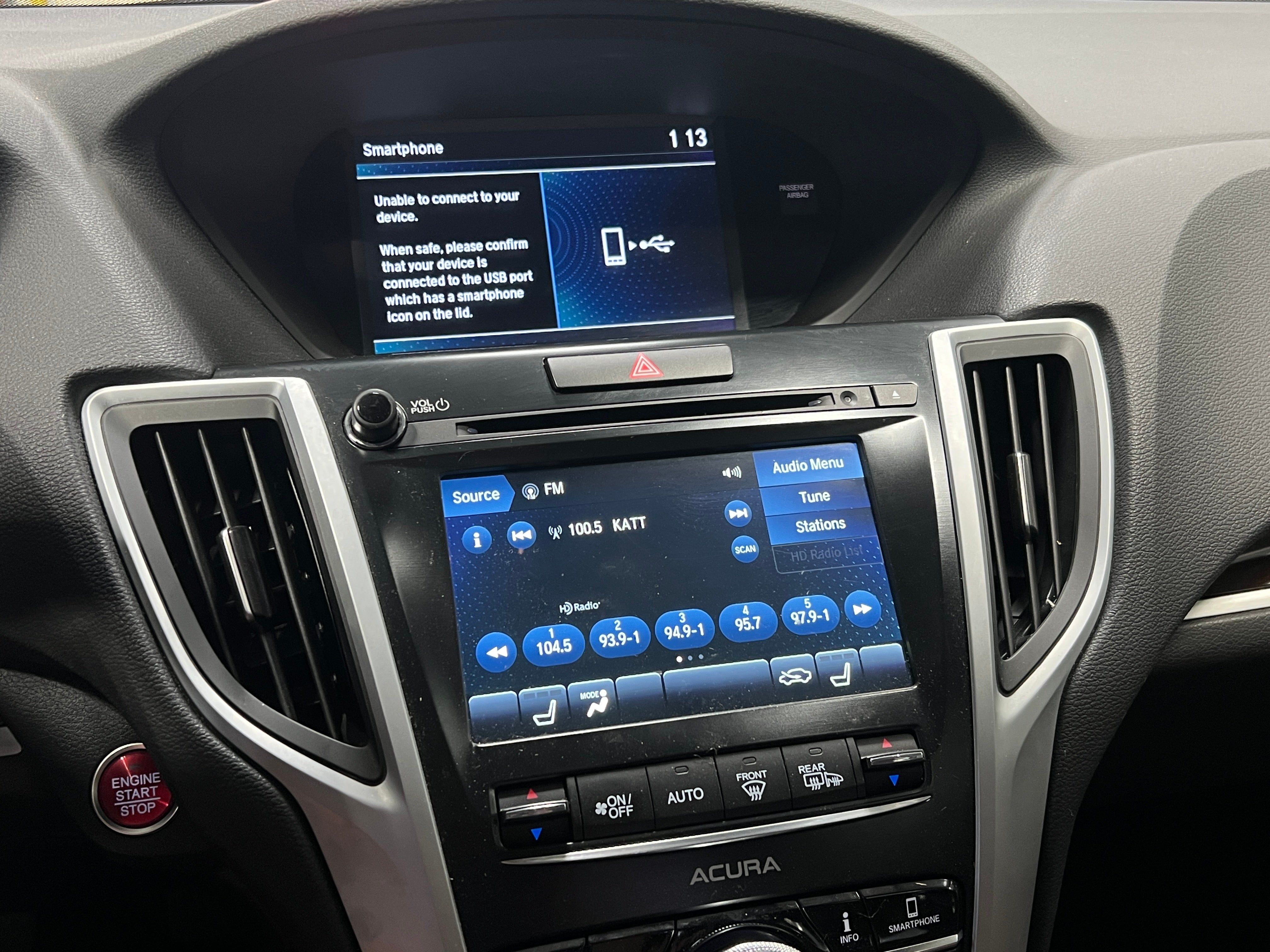 2019 Acura TLX Technology 4
