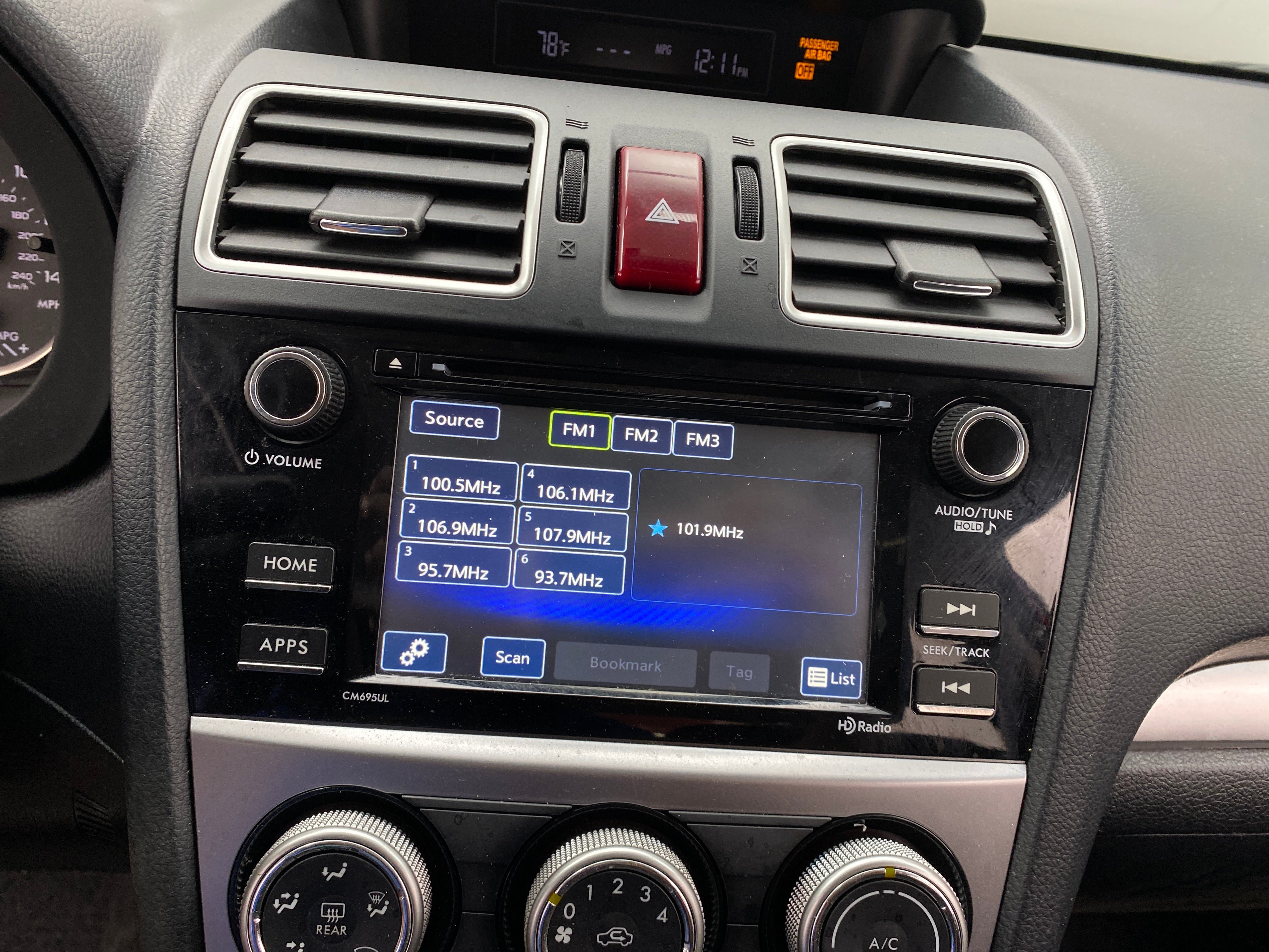 2015 Subaru Impreza 2.0i 4