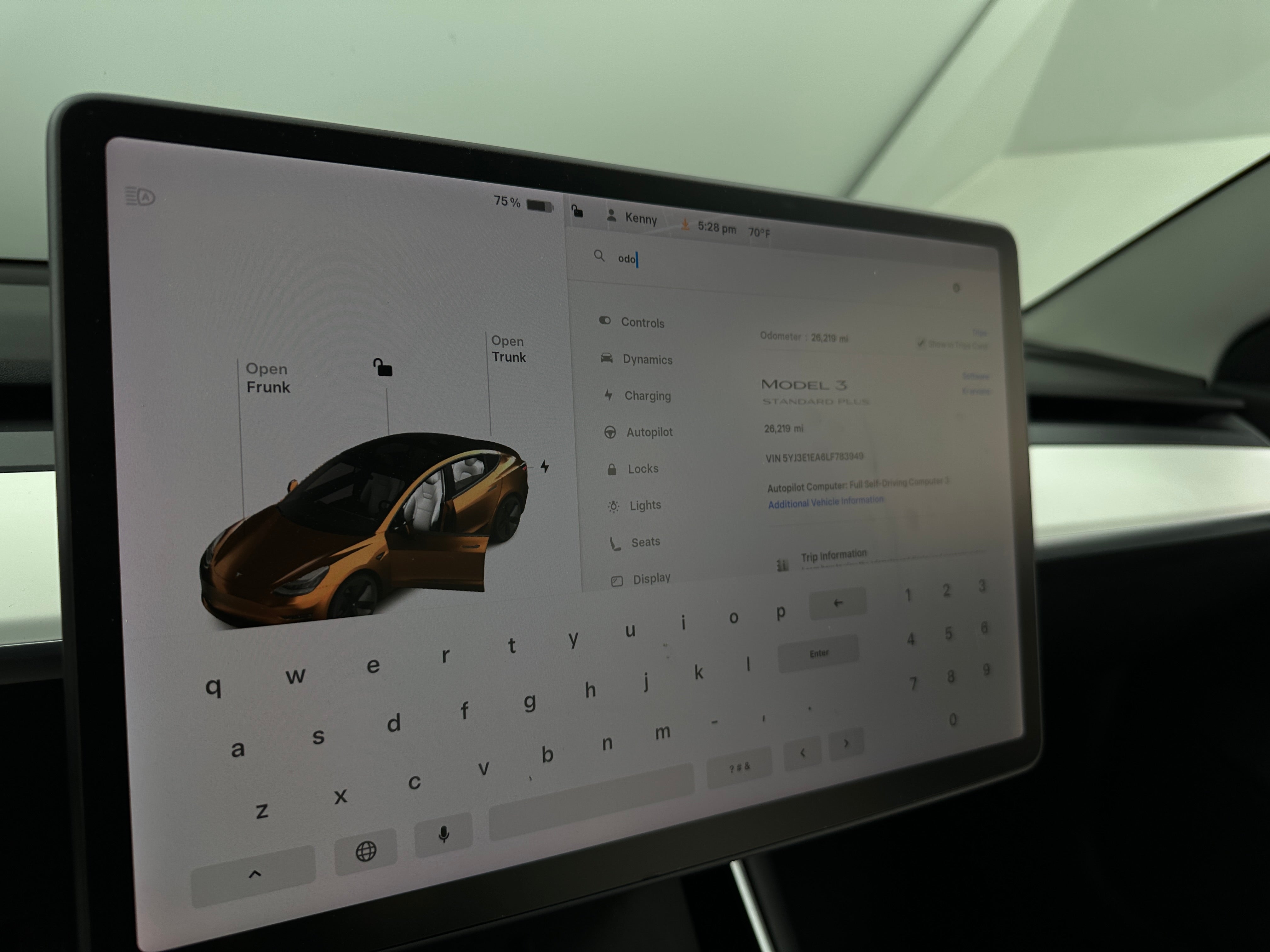 2020 Tesla Model 3 Standard Range 3