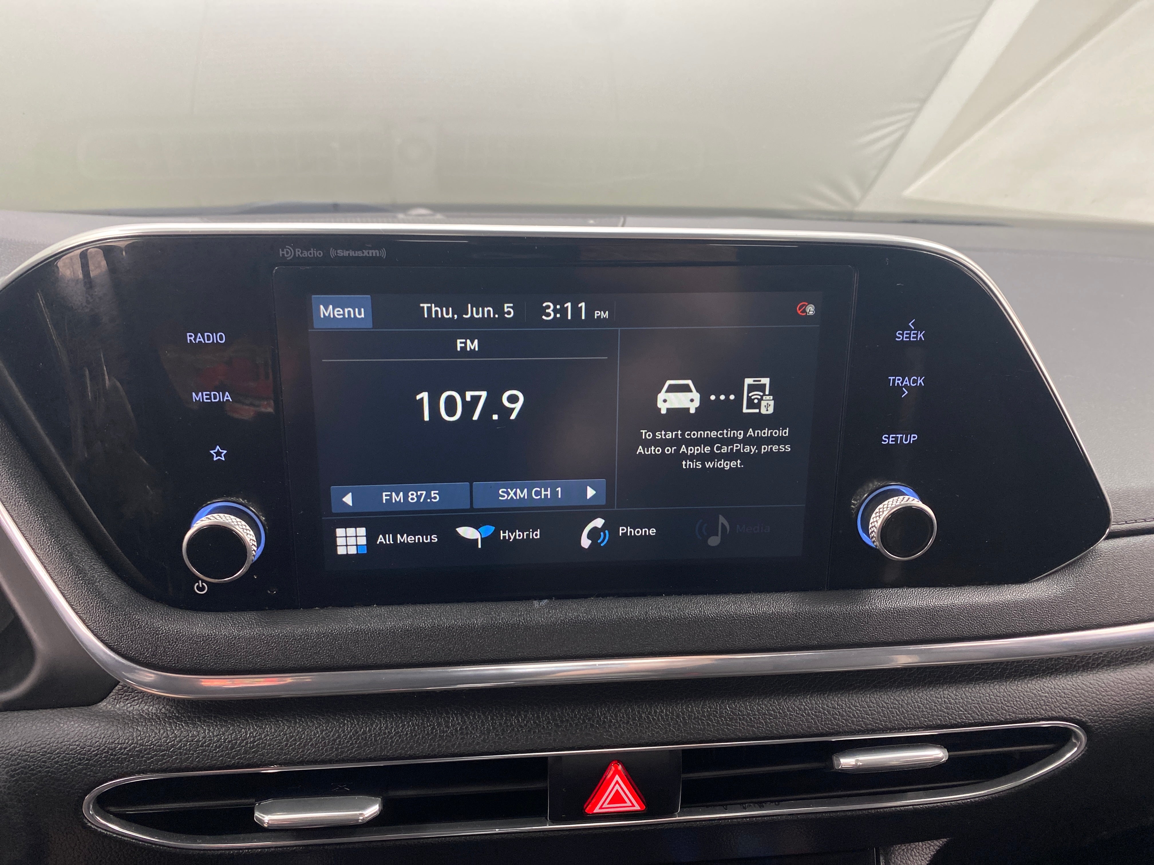 2021 Hyundai Sonata Blue 4