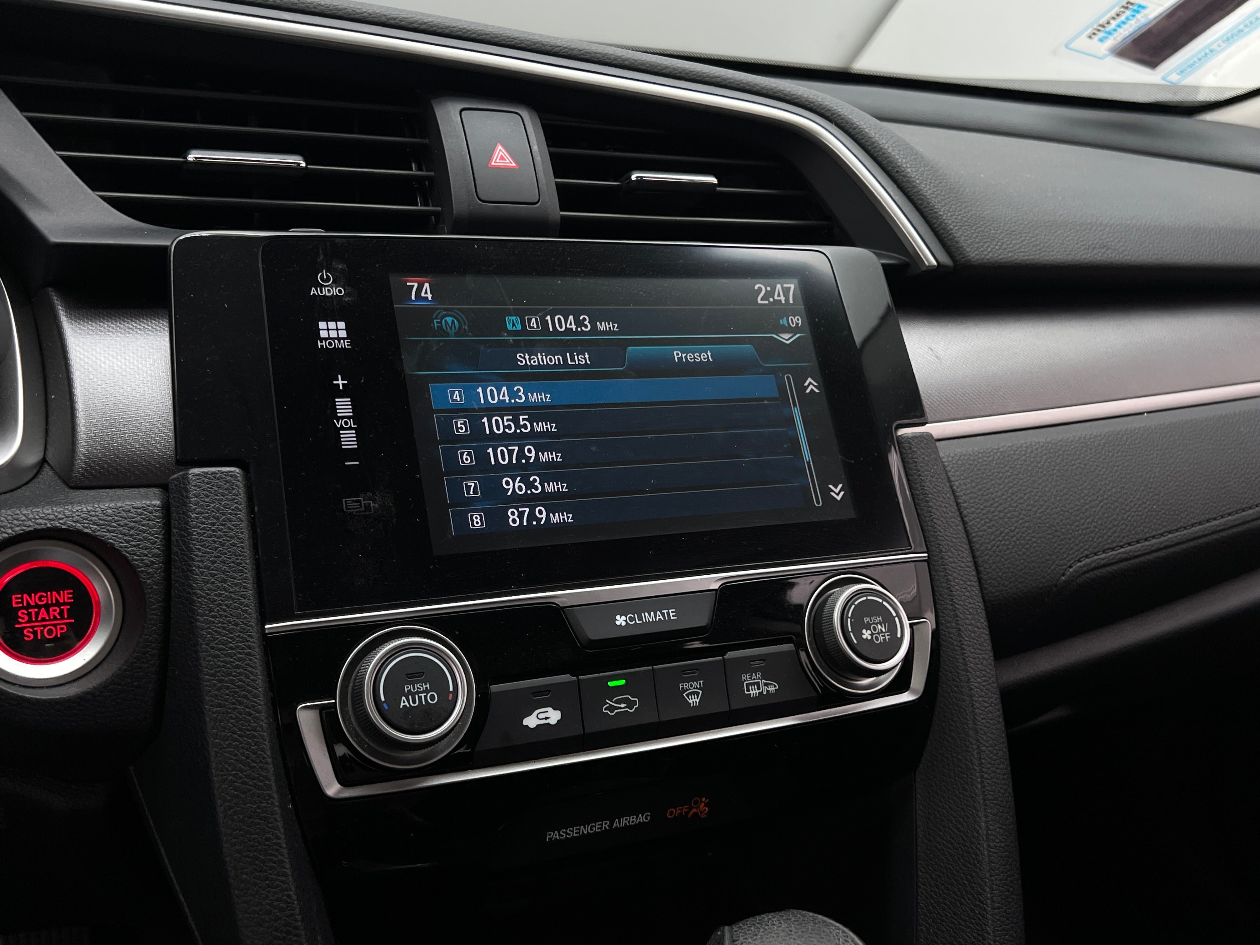 2016 Honda Civic EX 4