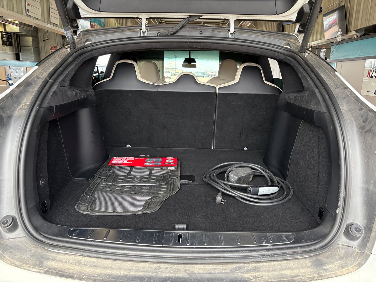 2021 Tesla Model X Performance in Pearl White Multi-coat — photo 2