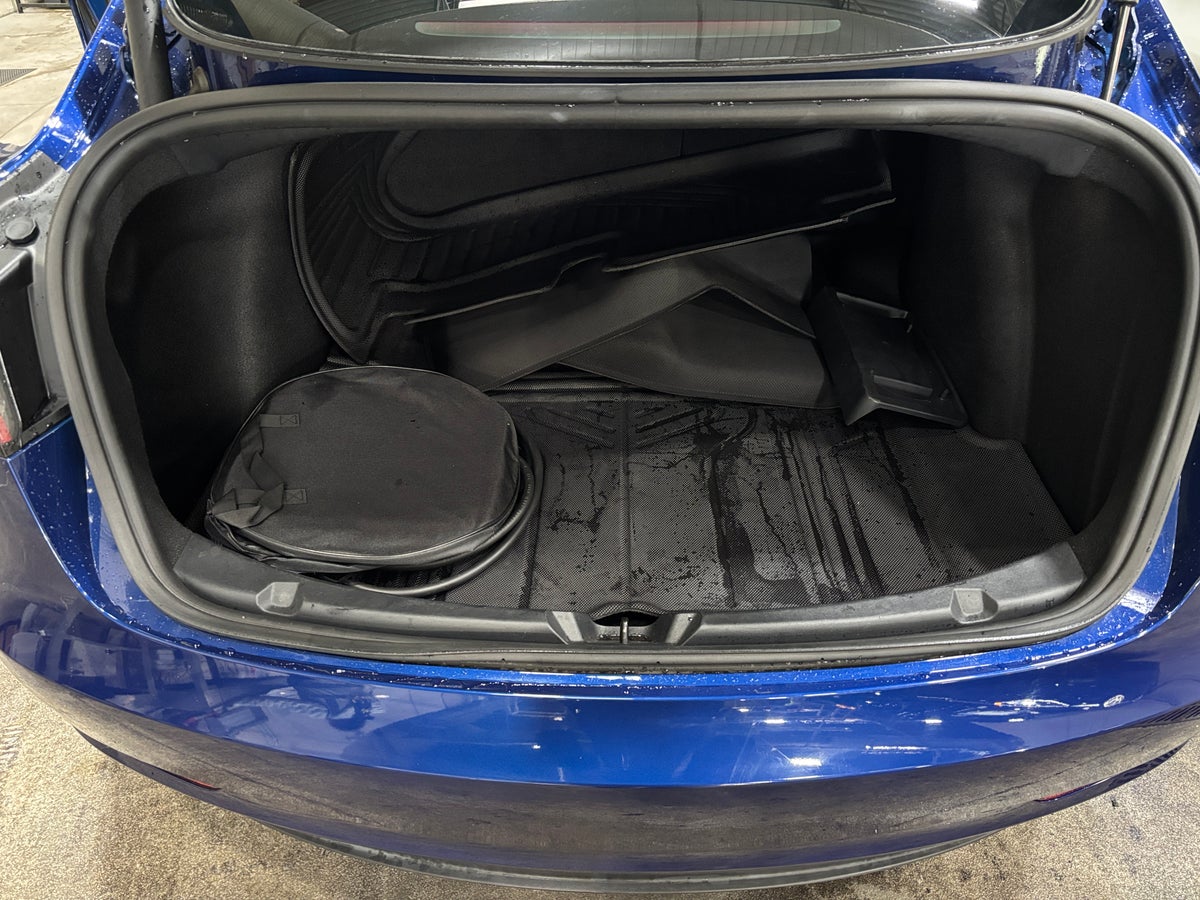 2023 Tesla Model 3 Rear-Wheel Drive in Deep Blue Metallic — photo 2