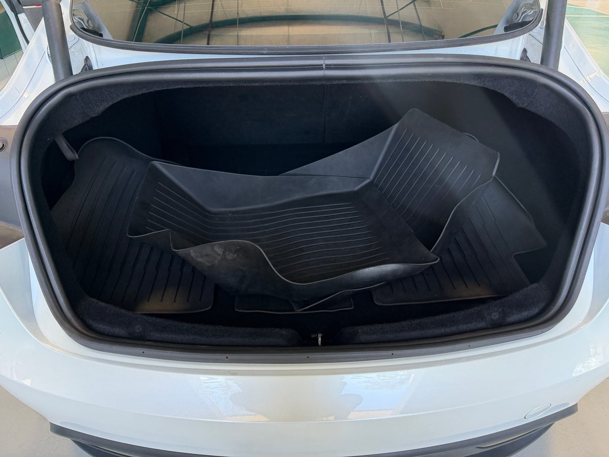 2025 Tesla Model 3 Long Range Rear-Wheel Drive in Pearl White — photo 2