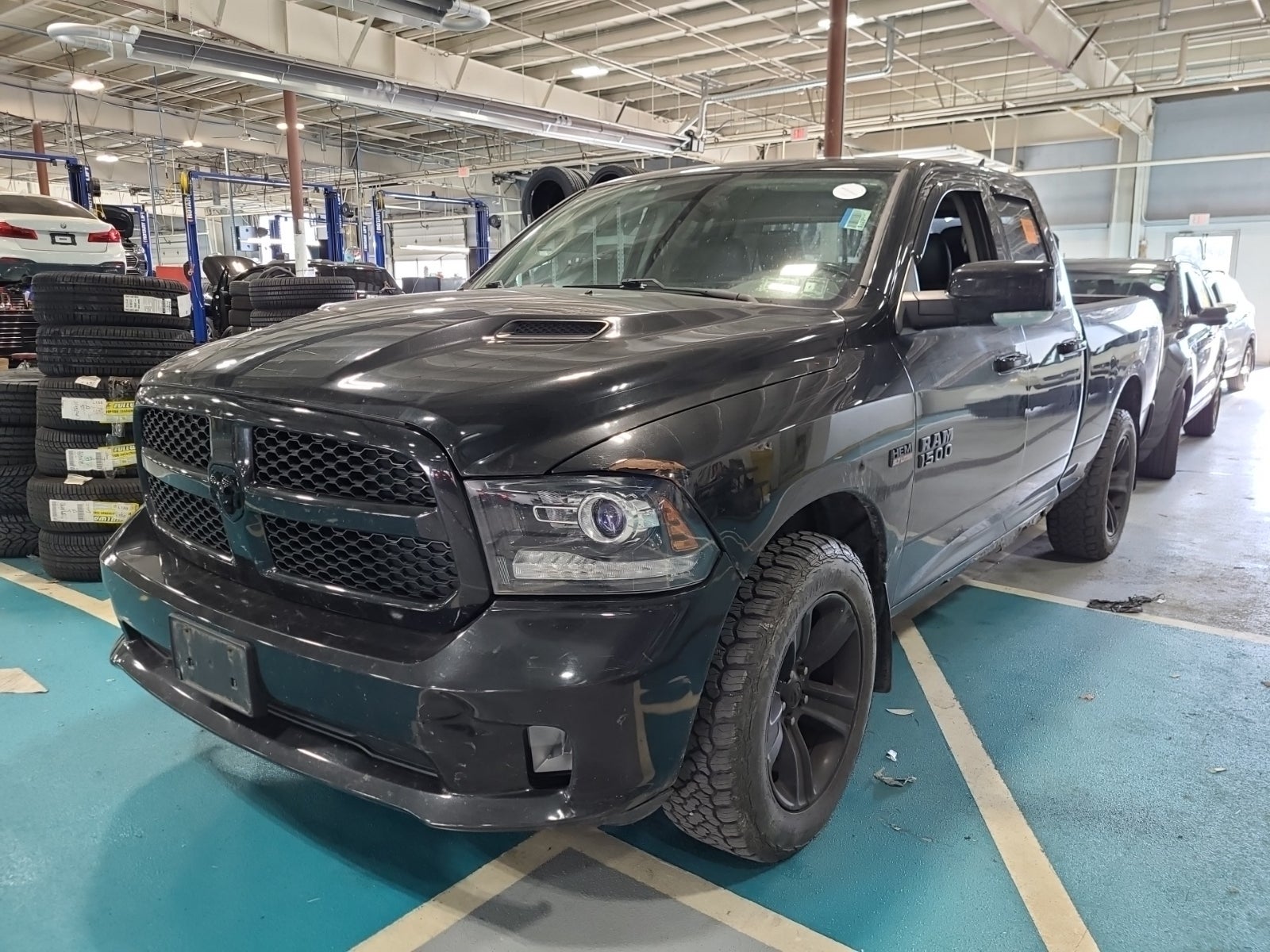 2017 Ram 1500 Night 4x4 Quad Cab 6'4" Box